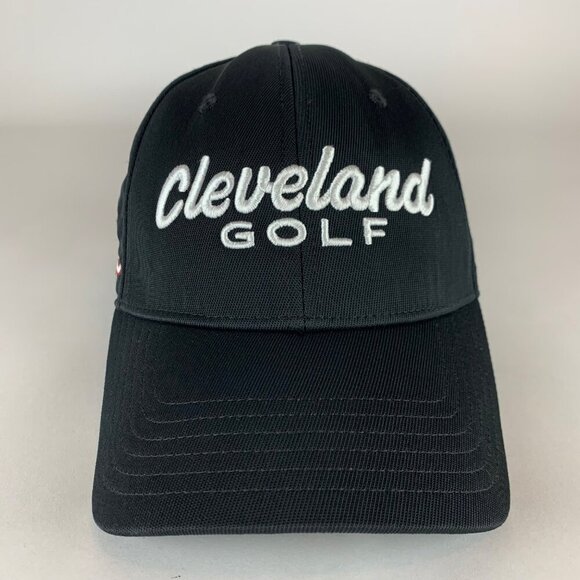 Cleveland Golf Mens Black Strapback Adjustable Hat - Picture 2 of 6
